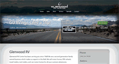 Desktop Screenshot of glenwoodrvcentre.com