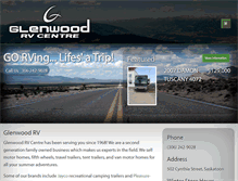 Tablet Screenshot of glenwoodrvcentre.com